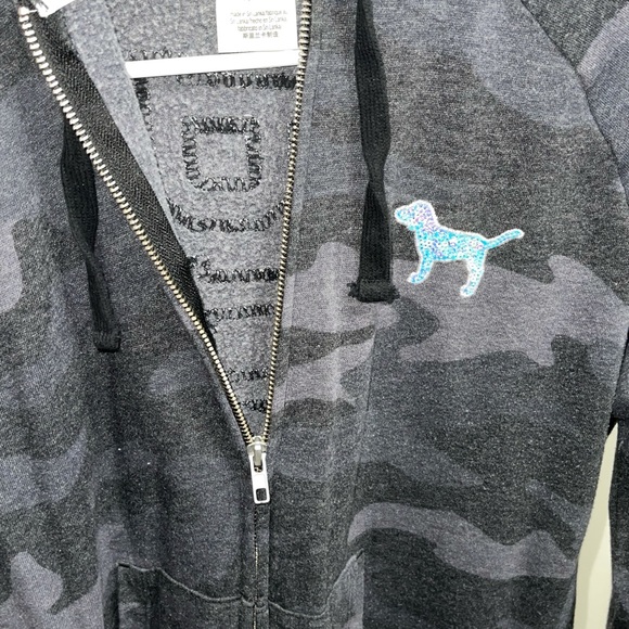 RARE VS PINK BLING CAMO SWEATSUIT SIZE M - Picture 9 of 10